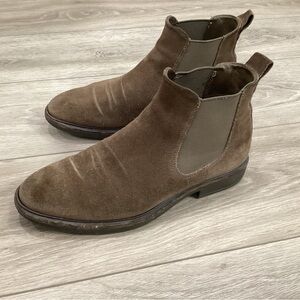 Men’s Brown Leather Suede Chelsea Boots Ankle Chukka Size US 8 EU 41 Ecco 7